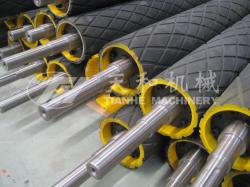 主動輥筒（錐套式）（包膠 菱形花紋）--湖州天和機(jī)械